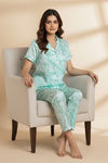 Zivame Satin Pyjama Set - Shrinking Violet — thumbnail 5
